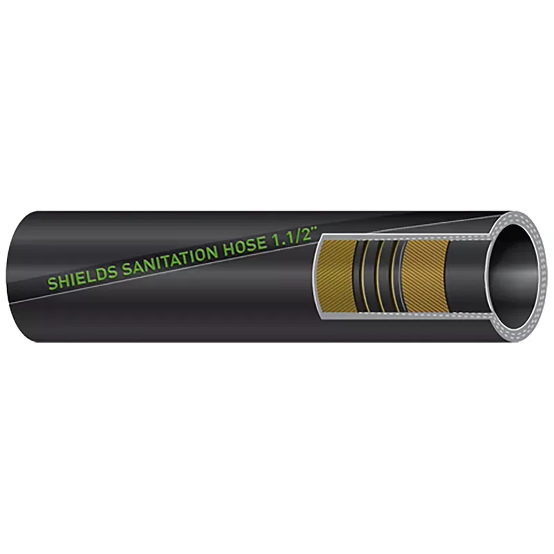 1-1/2 Inch Black Sanitation Hose Sold Per Foot Brand New