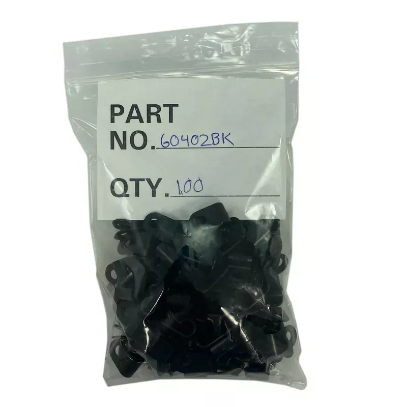1/4 inch Black Nylon Cable Clamp, pack of 100 Reduced Price
