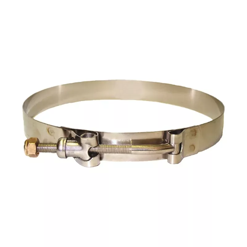 10.72 inch to 11.29 inch Stainless Steel T-Bolt Clamp, Extended Bolt Exclusive Offer