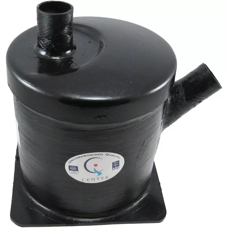 2 inch Vernalift Side-Angle In/Top Out Muffler Crafted