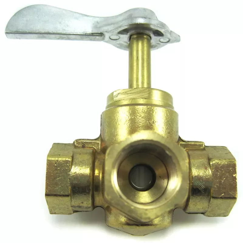3/8 inch FNPT Brass Fuel Tank Three-Way Valve Top Pick