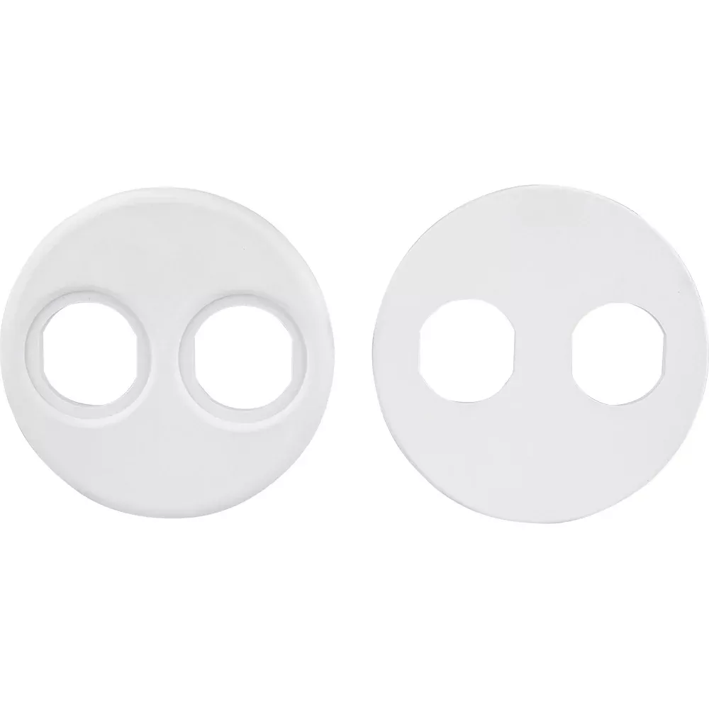 84470Sea-Dog 4" Gauge Power Socket Adapter Mounting Plate - White