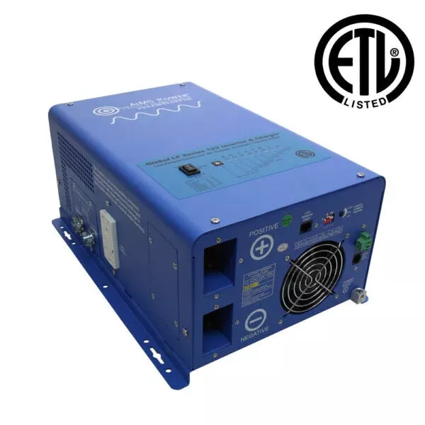 Aims Power 1500w Pure Sine Lf Inverter/Charger [PICOGLF15W12V120V]