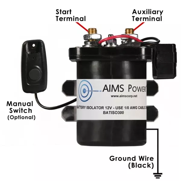 Aims Power 300a Battery Isolator [BATISO300]