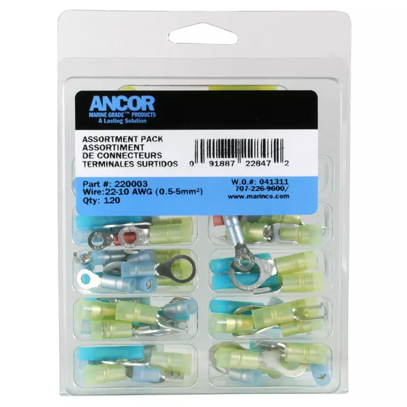 Ancor Premium Nylon Connector Kit (120pc) Hassle-Free Returns