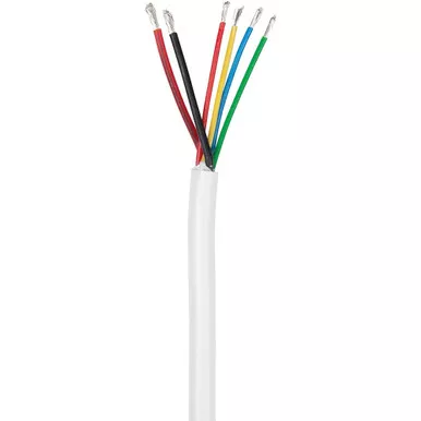 Ancor RGB + Speaker Cable - 18/4 +16/2 Round Jacket - 25' Spool Length
