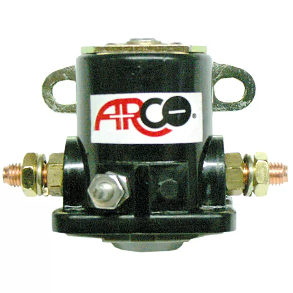 ARCO Marine Original Equipment Quality Replacement Solenoid f/ChryslerBRP-OMC – 12V, Grounded Base [SW774]