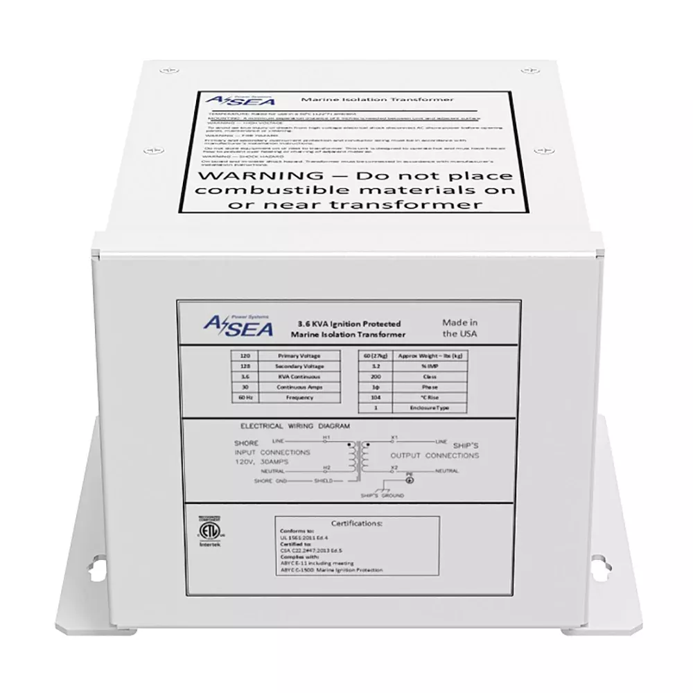 ASEA Power Systems 3.6 kVA Isolation Transformer [634003]
