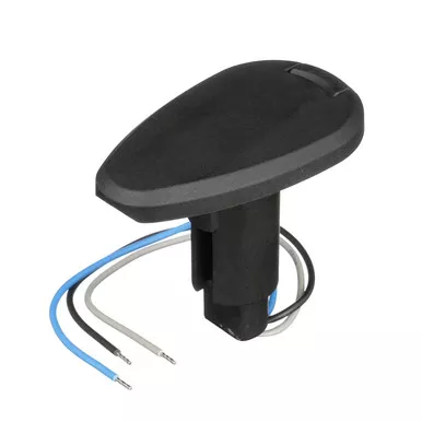 Attwood 910T Series Teardrop Base 3-Pin Black Composite Cover