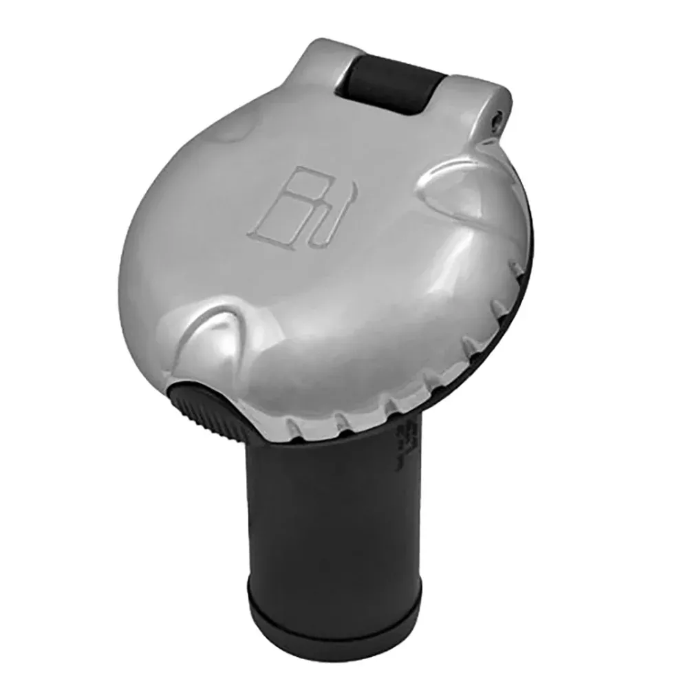 Attwood Deck Fill f /Carbon Canister System - Angled BodyScalloped Chrome Cap [99DFCCAZ1S]