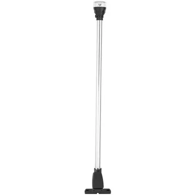 Attwood LightArmor All-Round 12in Aluminum Pole Black Composite Base