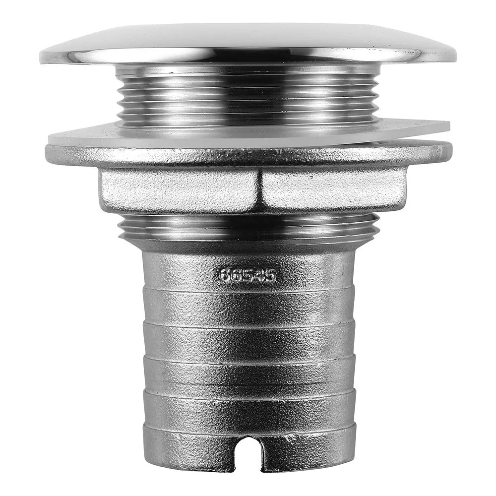 Attwood Stainless Steel Thru-Hull Short Straight Barbed - 1-1 /2