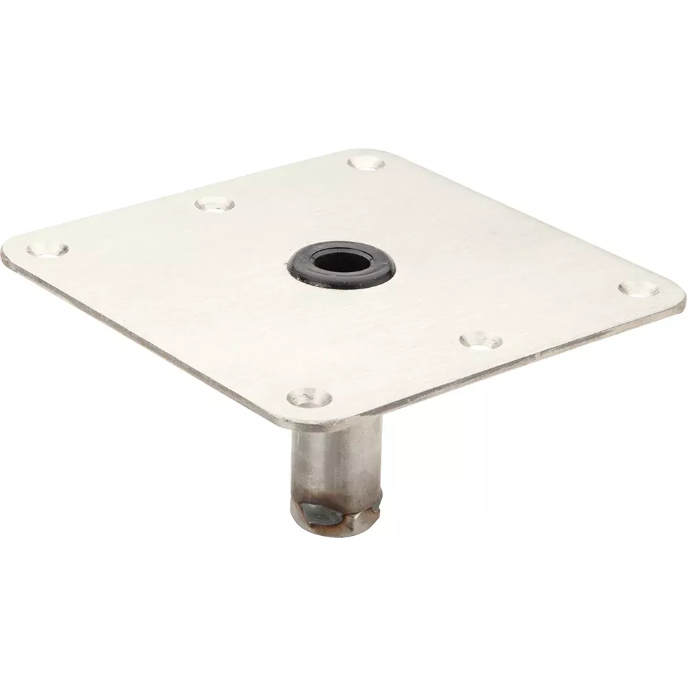 Attwood SWIVL-EZE 7x7 LockN-Pin Zinc Plated Steel 3/4" Pin Base