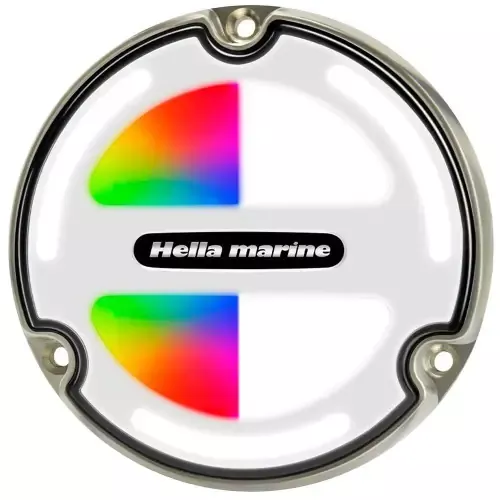 Authentic Hella Marine Apelo A3 RGBW Underwater Light – Bronze – White Lens