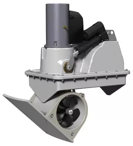 Authentic Sleipner SRV130 Vertical Retractable Thruster 24V 130Kg/286Lb Thrust 250mm Tunnel
