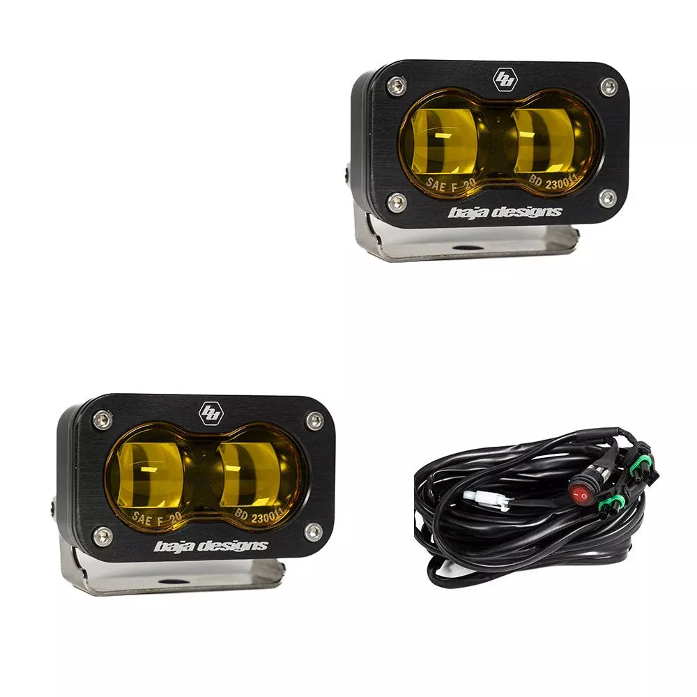 Baja Design S2 Sae LED Auxiliary Light Pod Pair [237811]
