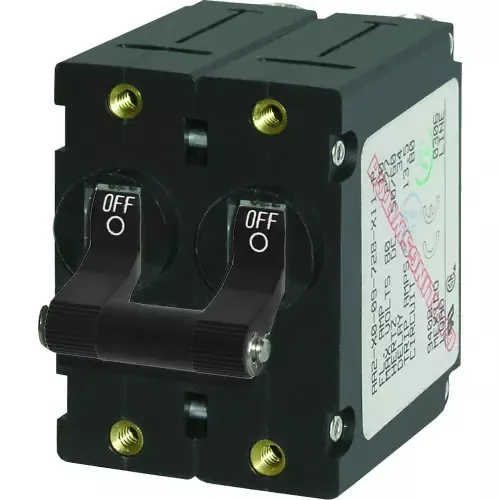 Bargain Blue Sea 7349 A-Series Double Pole Toggle – 32A – Black [7349]