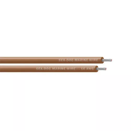 Bargain Sea-Dog 16 AWG Tan Primary Wire – 100‘ [8016122]