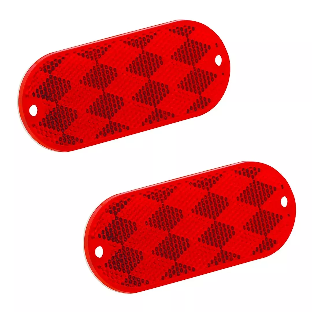 Bargman Oblong Reflector #92 Red [71-78-010]