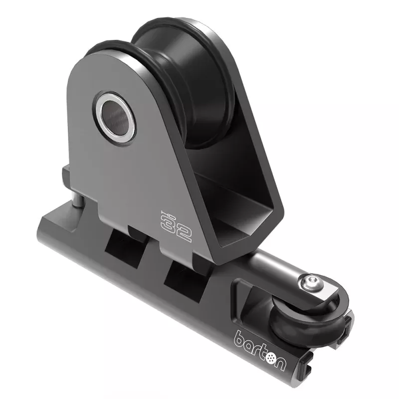 Barton 32mm Towable Genoa Car 2:1 Purchase - Heavy Duty - Black [32211HDB]