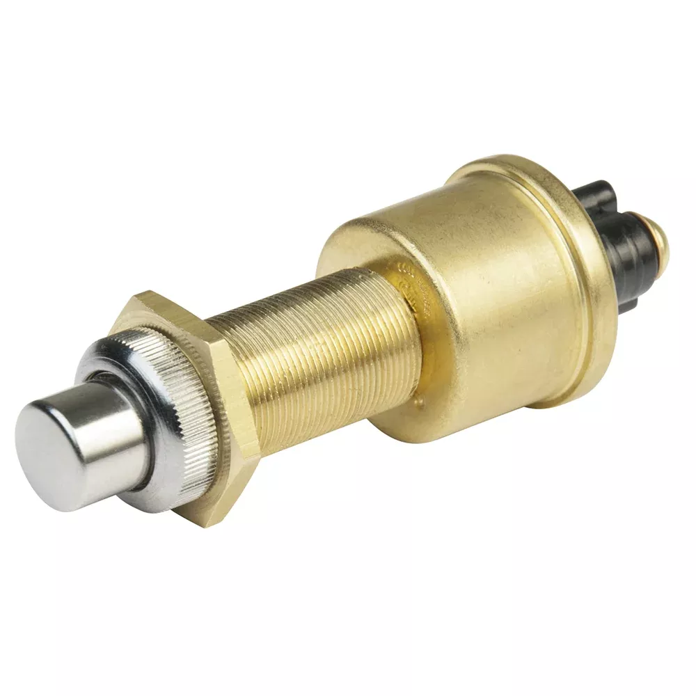 BEP 2-Position SPST Heavy-Duty Push Button Switch - OFF /(ON) - 35 Amp [1001504]