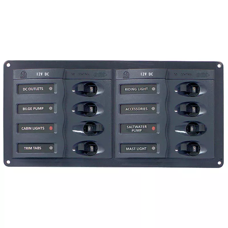BEP DC Panel - 8-Way - Horizontal