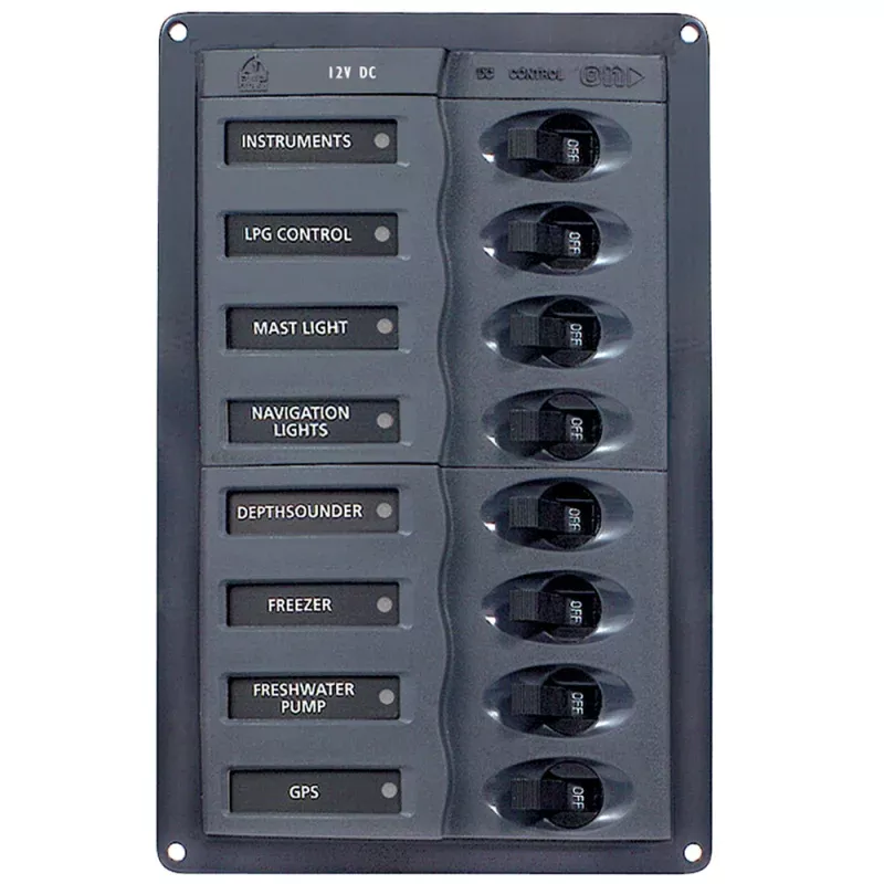 BEP DC Panel - 8-Way - Vertical