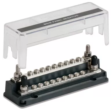 BEP Z Bar 18 Way Buss Bar 4 1/4in Studs 18 5/32 Terminal 200A 50V DC