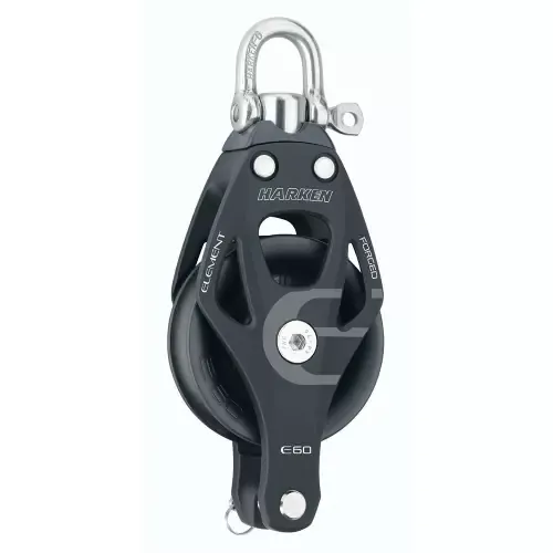 Best Choice Harken 60mm Single Aluminum Element Block w/Swivel Becket [6261]