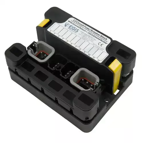 Best Price Egis MT Series 6+6 Sealed Fuse Block w/Ground Busbar [3466]