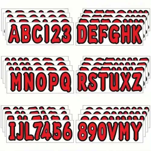Best Seller Custom Boat Registration Numbers & Letters – Marine Grade Vinyl Decals