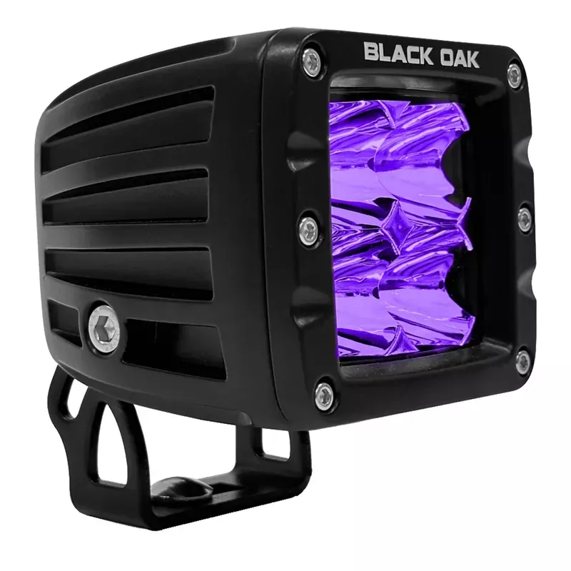 Black Oak 2″ Ultraviolet LED Pod Light – Flood Optics – Pro Series 3.0 – 12W [2FUV-POD] Top Pick