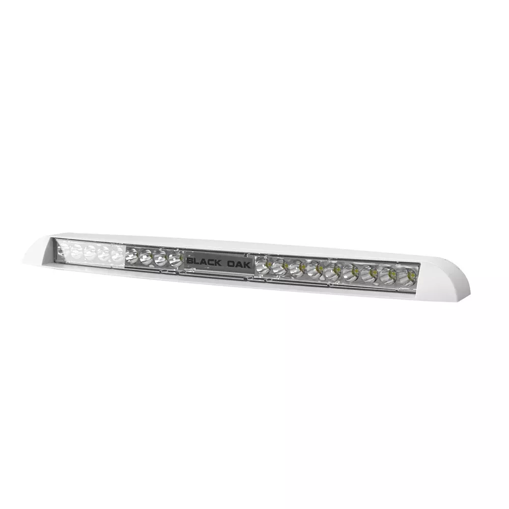 Black Oak Low Profile Marine Bar - Spot - White [LP-WS]