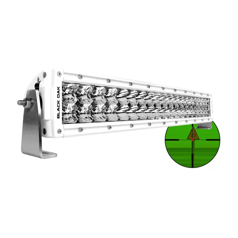 Black Oak Pro Series Double Row Combo Infrared 20" 850nm Light Bar - White[20MIR-850]