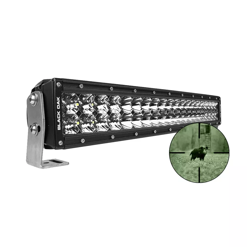 Black Oak Pro Series Double Row Combo Infrared 20" 940nm Light Bar - Black[20IR-940]