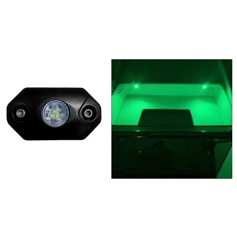 Black Oak Rock Accent Light - Green - Black Housing[RL-G]