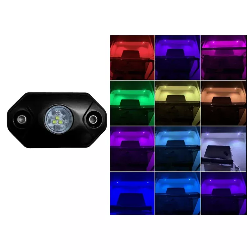 Black Oak Rock Accent Light - RGB - Black Housing[RL-RGB]