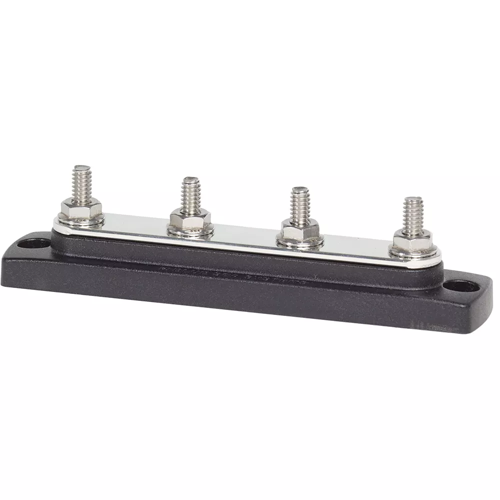 Blue Sea 2303, 150 Ampere Common BusBar 4 x 1/4″ Stud Terminal
