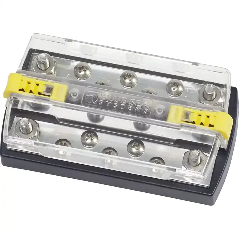 Blue Sea 2723 DualBus Plus 5/16″ Stud – 5 x 10 – 32 Screw Terminal Clearance