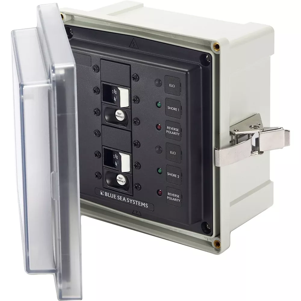 Blue Sea 3117 - SMS Panel Enclosure w /2 ELCI (30A) - 120V AC[3117]