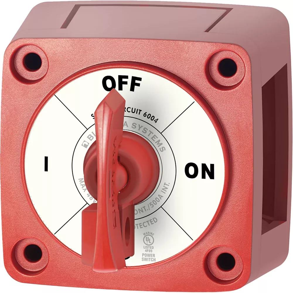 Blue Sea 6004 Single Circuit ON-OFF w /Locking Key - Red [6004]