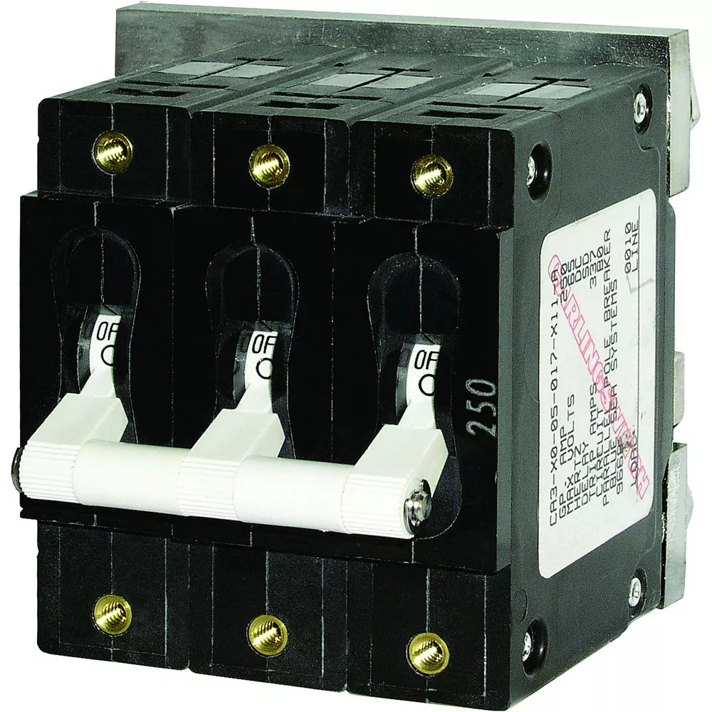 Blue Sea 7290 C-Series Triple Pole Circuit Breaker – 100A