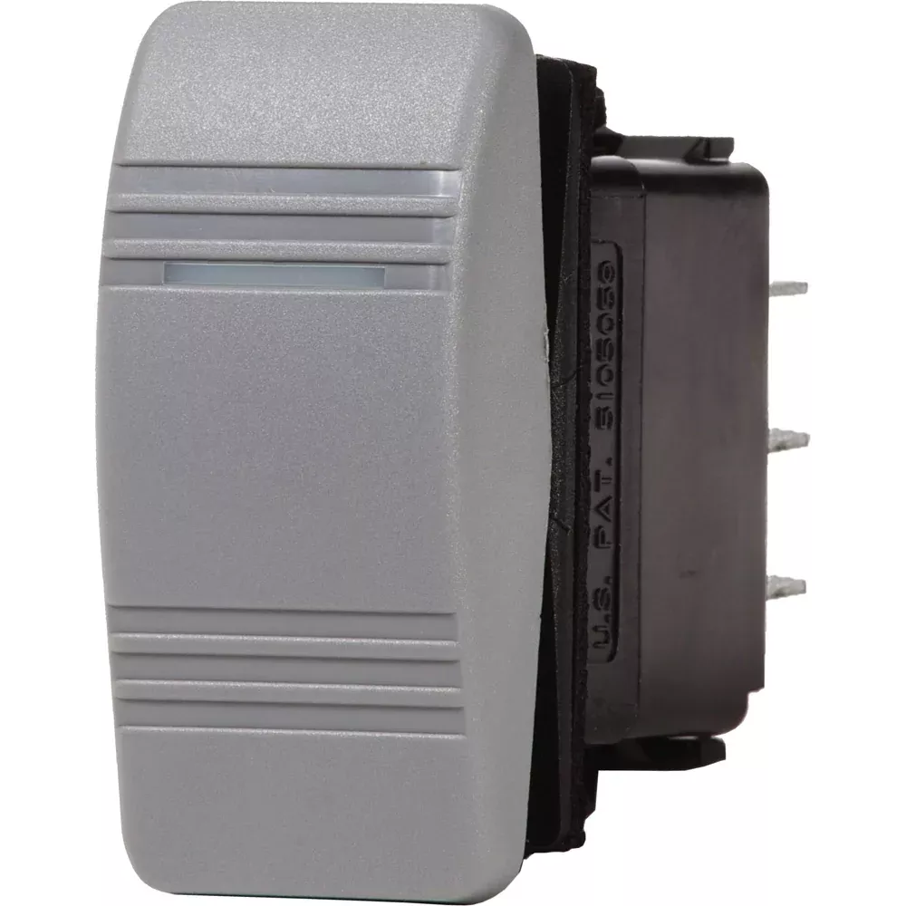 Blue Sea 7944 Contura III Switch SPDT - (ON)-OFF-ON - Grey