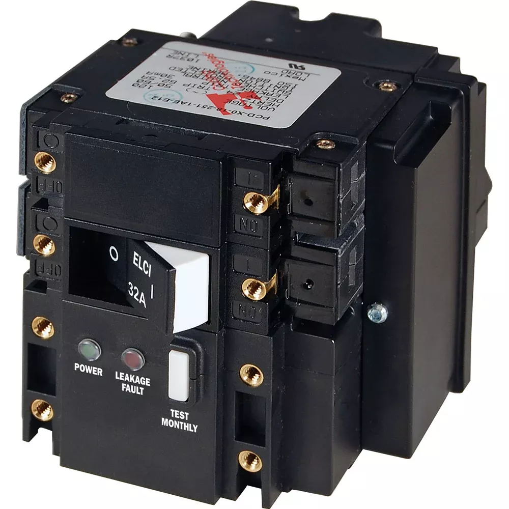 Blue Sea C-Series ELCI Main Circuit Breaker - Double Pole 230V AC 32A [3092]