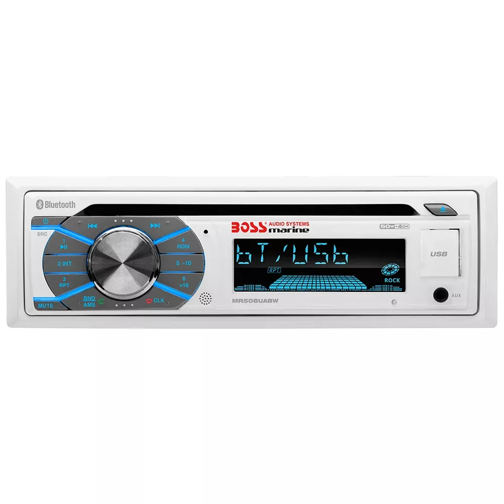 Boss Audio MR508UABW Marine Stereo w /AM /FM /CD /BT /USB [MR508UABW]