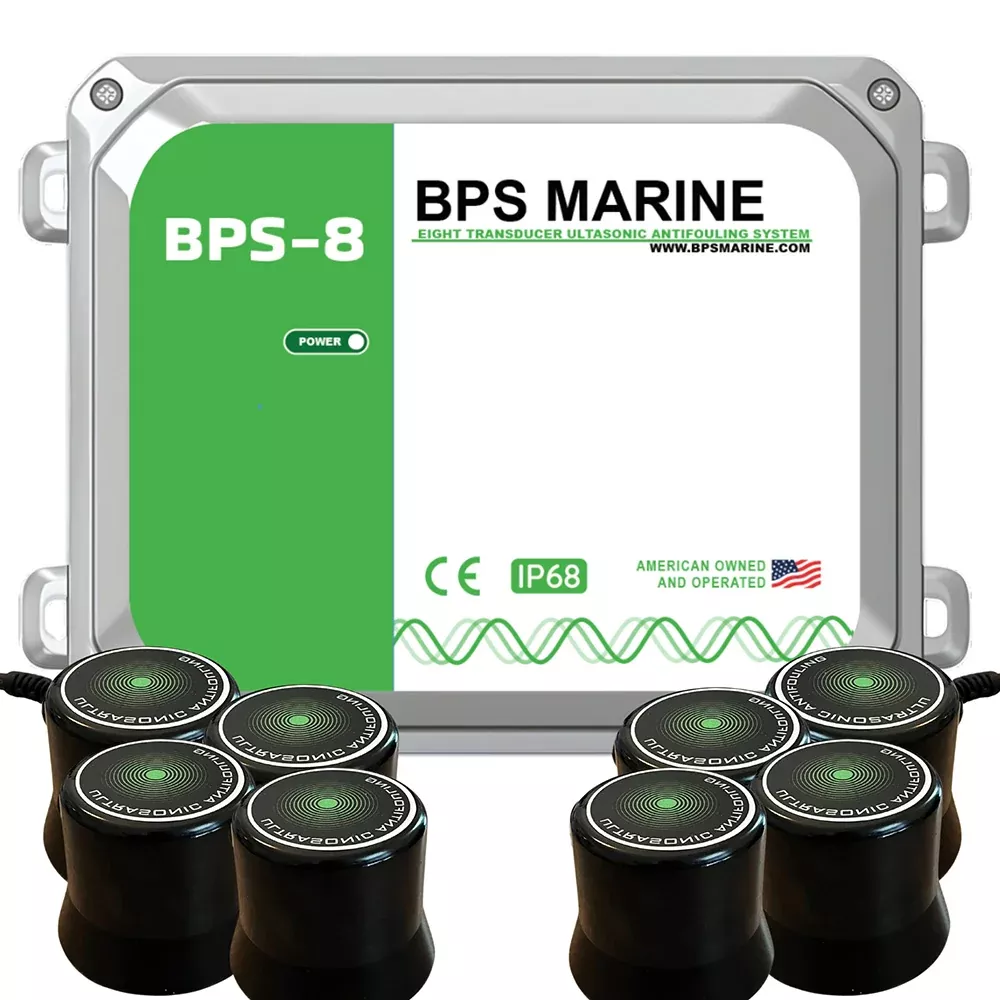 BPS Marine BPS-8 8-Transducer Ultrasonic Antifouling System – 12VDC [BPS-8]