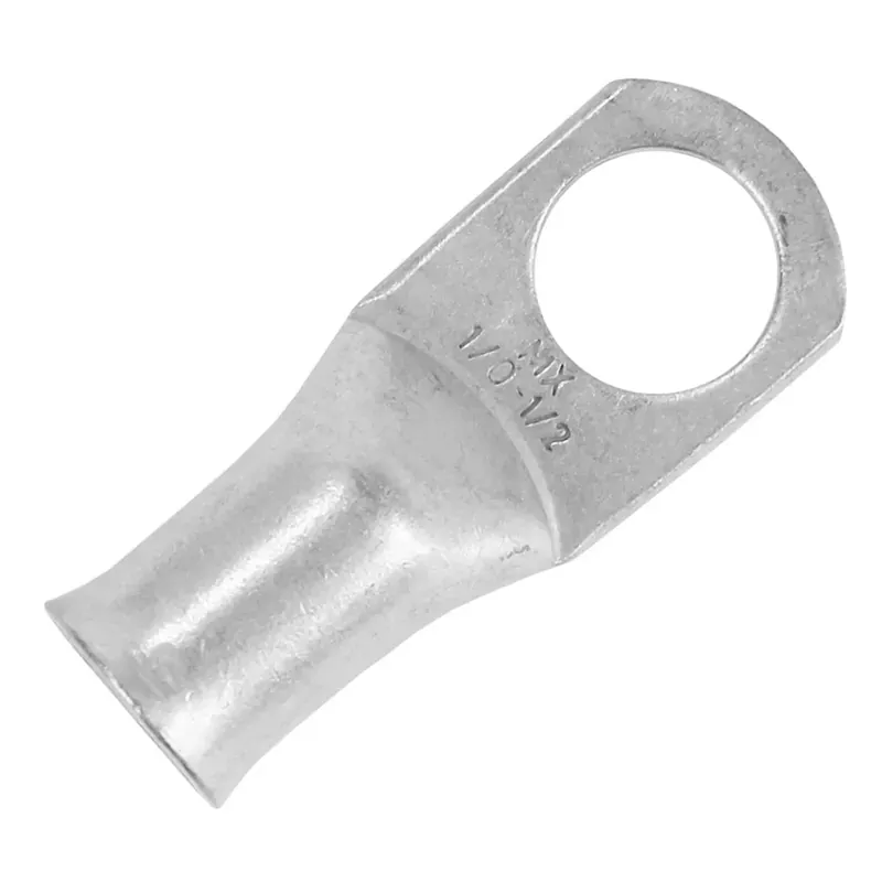 Buy Direct Pacer Tinned Lug 1/0 AWG – 1/2″ Stud Size – 10 Pack [TAE1/0-12R-10]