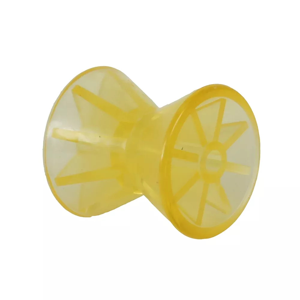 C.E. Smith Bow Roller – Yellow PVC – 4″ x 1/2″ ID [29543]