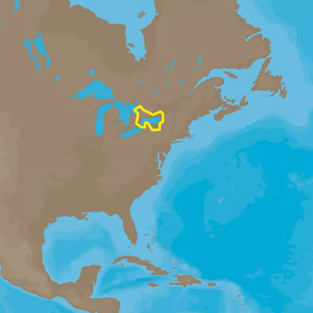 C-MAP4D NA-D934 Lake Ontario and Trent Severn [M-NA-D934-MS]