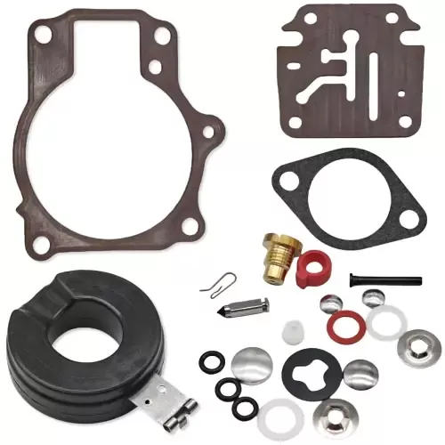 Carburetor Rebuild Kit – Fits Johnson/Evinrude 18-75 HP 2-Stroke Outboards (Replaces 396701, 398729, 392061) Special Offer